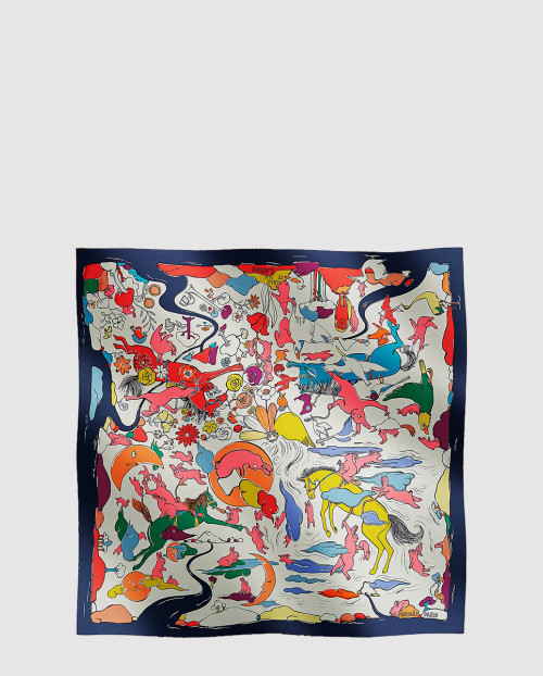 [HERMES-에르메스]Mille et Un Lapins 스카프 90