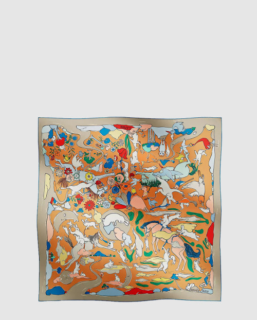 [HERMES-에르메스]Mille et Un Lapins 스카프 90