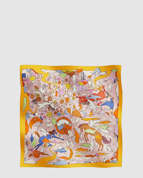 [HERMES-에르메스]Mille et Un Lapins 스카프 90