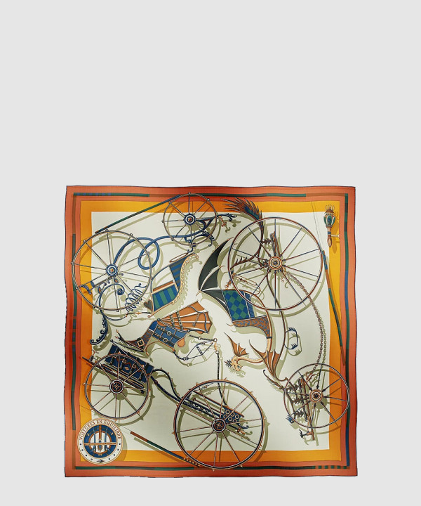 [HERMES-에르메스]Voitures en Equilibre 숄