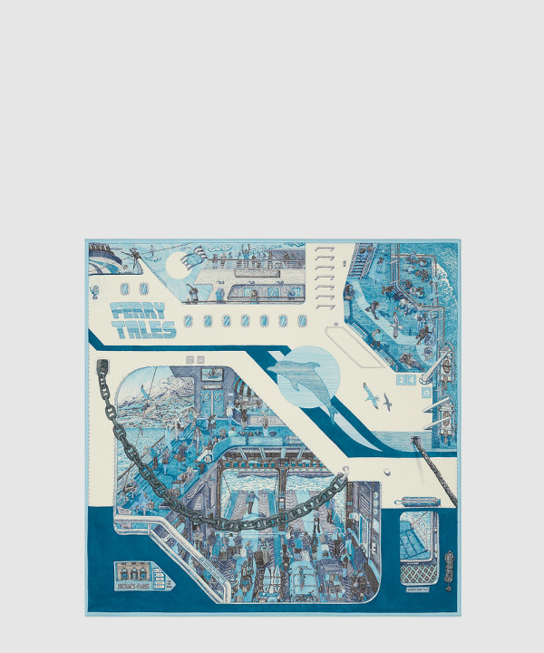 [HERMES-에르메스]Ferry Tales 숄