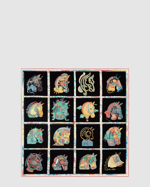 [HERMES-에르메스]Chevaloscope 스카프 90