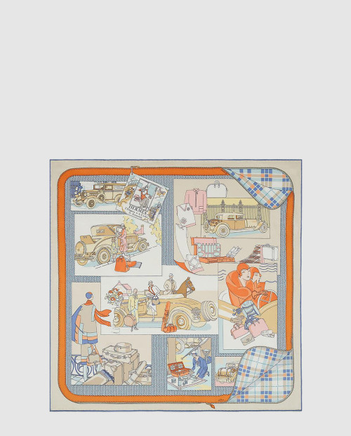 [HERMES-에르메스]Confort en Automobile 스카프 90