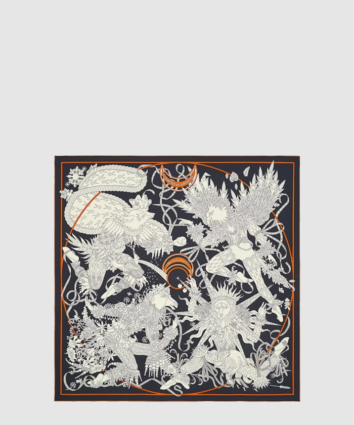 레플리카|이미테이션 hermes-에르메스le-sacre-des-saisons-90-까레-실크-스카프