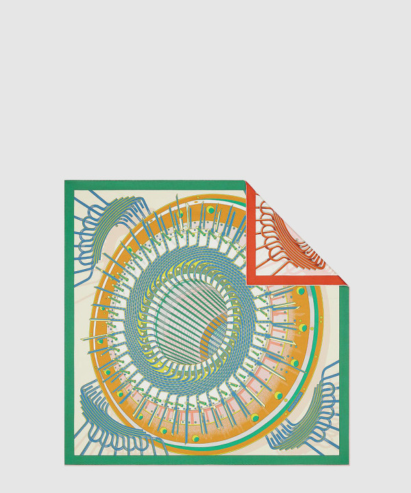 [HERMES-에르메스]Alternateur 더블 페이스 스카프 90