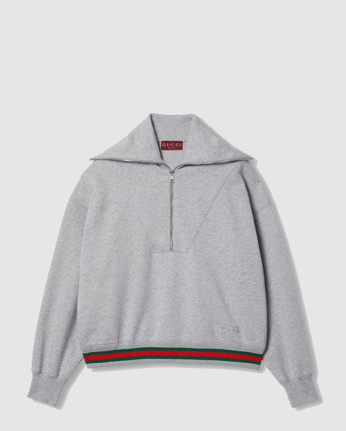 [GUCCI-구찌]웨빙 니트 코튼 스웨트셔츠 794632