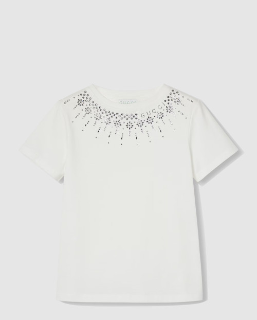 [GUCCI-구찌]자수 코튼 티셔츠 781529