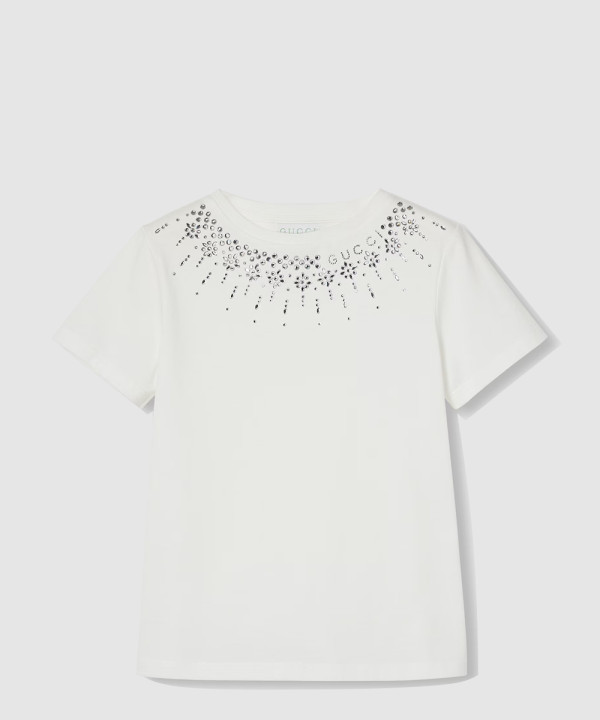 [GUCCI-구찌]자수 코튼 티셔츠 781529