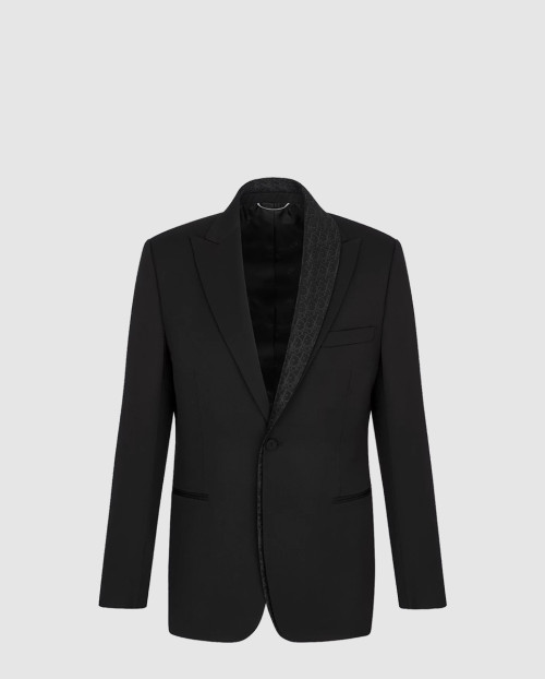 [DIOR-디올]재킷 & Dior Oblique 언발란스 숄 칼라 033C2