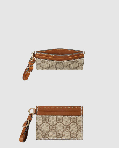 [GUCCI-구찌]GG 엠블럼 스트랩 카드 케이스 819121