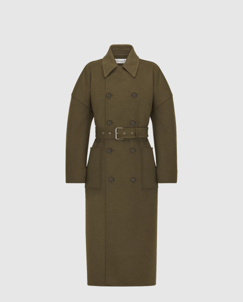 [DIOR-디올]벨트 롱 코트 510M4
