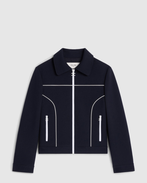 [CELINE-셀린느]CHELSEA 크레이프 더블 레이어 울 튜닉 재킷 2V27V6