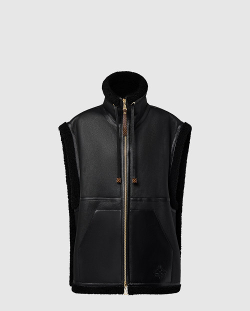 [LOUIS VUITTON-루이비통]양털 가죽 조끼 1AGBW4