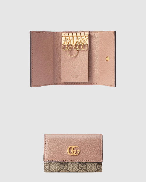 [GUCCI-구찌]GG 마몬트 가죽 키 케이스 456118