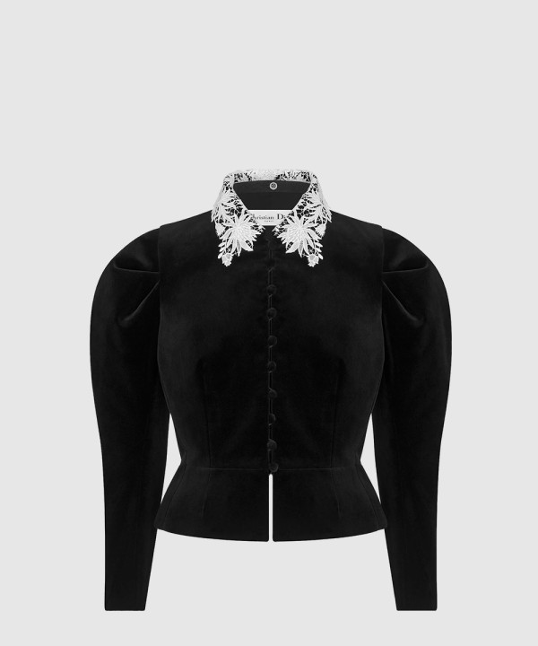 [DIOR-디올]퍼프 슬리브 피티드 재킷 511V7