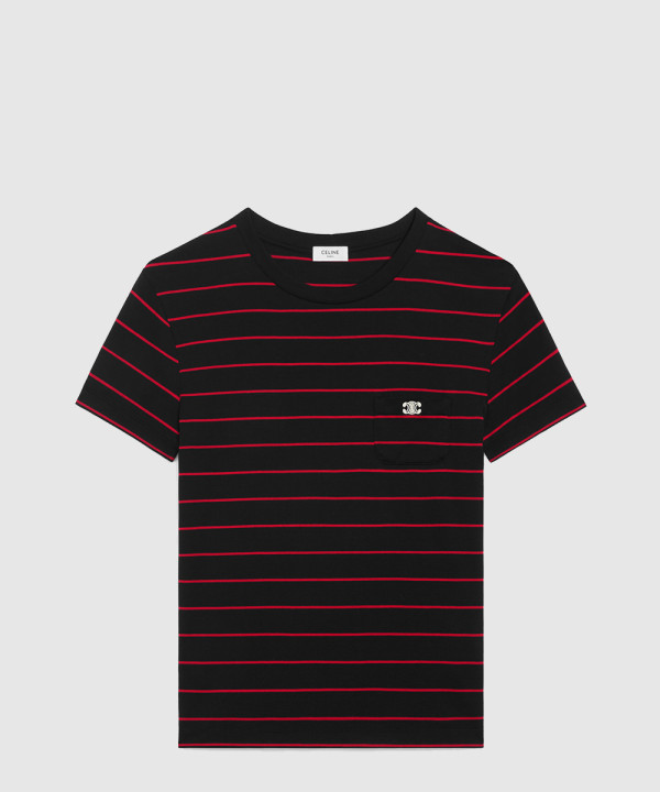 [CELINE-셀린느]트리옹프 레귤러 티셔츠 2X58H1