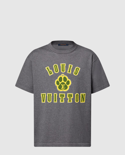 [LOUIS VUITTON-루이비통]엠벨리시드 쇼트 슬리브드 코튼 크루넥 1AGJSB