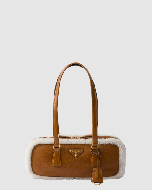 [PRADA-프라다]미디엄 시어링 투 핸들백 1BB124
