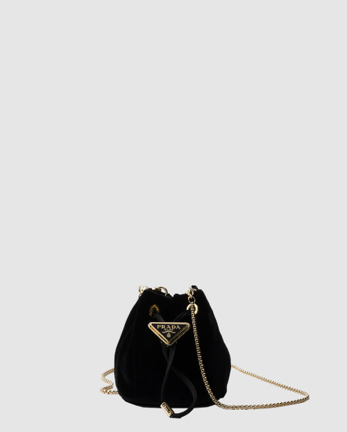 [PRADA-프라다]벨벳 미니 파우치 1NR016