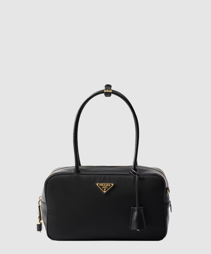 레플리카|이미테이션 prada-프라다자물쇠가-있는-미디엄-리나일론-및-가죽-탑-핸들백