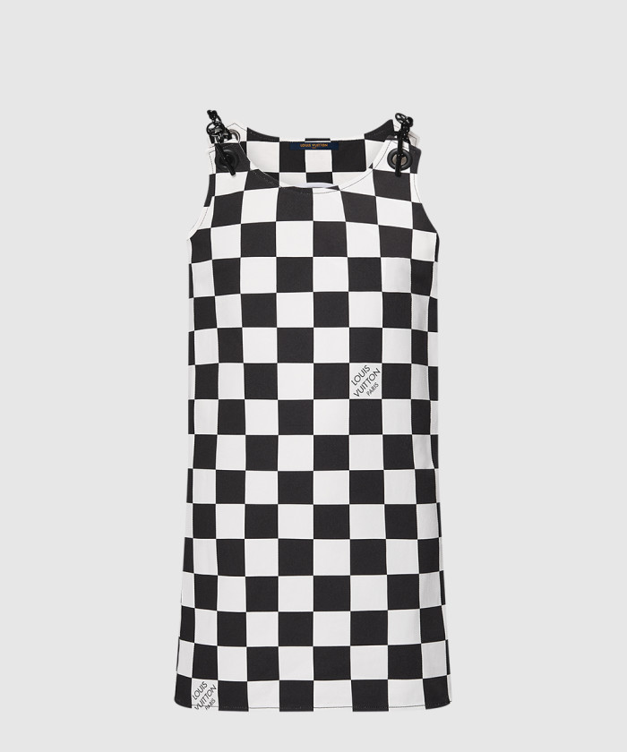 레플리카|이미테이션 louis-vuitton-루이비통다미에-데님-체인-스트랩-드레스-1agacn