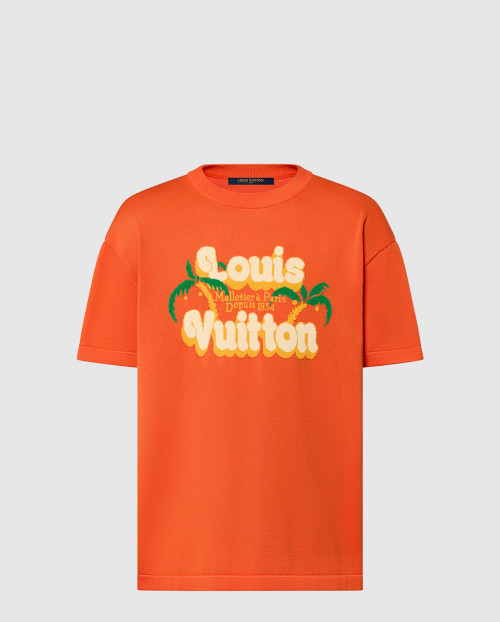 [LOUIS VUITTON-루이비통]쇼트 슬리브드 코튼 크루넥 1AFQR4