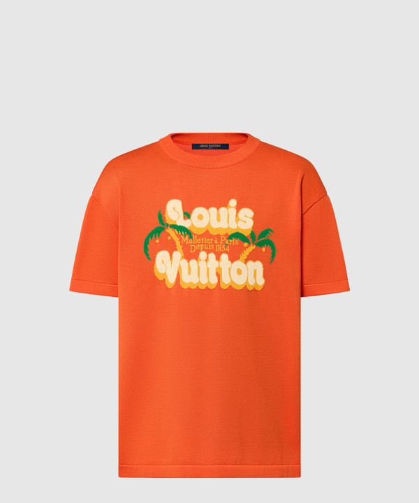 [LOUIS VUITTON-루이비통]쇼트 슬리브드 코튼 크루넥 1AFQR4