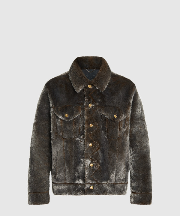 [LOUIS VUITTON-루이비통]실버 피니시 밍크 퍼 1A98CG