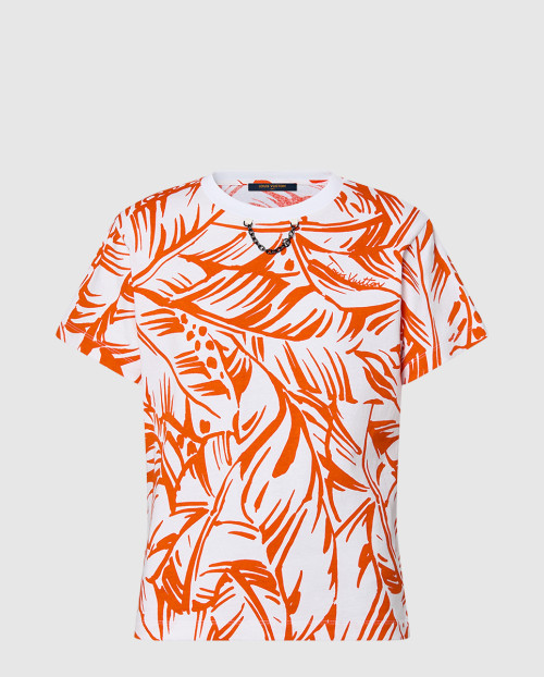 [LOUIS VUITTON-루이비통]팜 프린트 티셔츠 1AFTT5