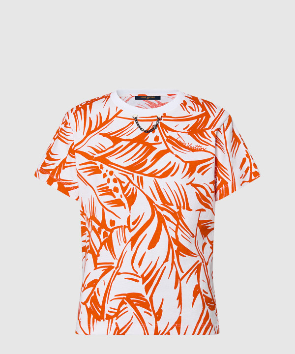 [LOUIS VUITTON-루이비통]팜 프린트 티셔츠 1AFTT5