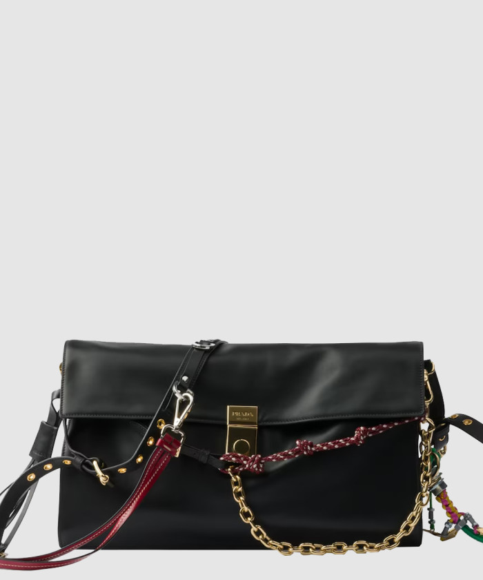 레플리카|이미테이션 prada-프라다참이-달린-라지-프라다-소프트-사운드-가죽-숄더백