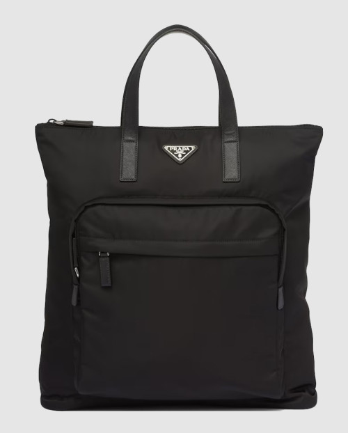 [PRADA-프라다]리나일론 및 사피아노 가죽 토트백 2VG098