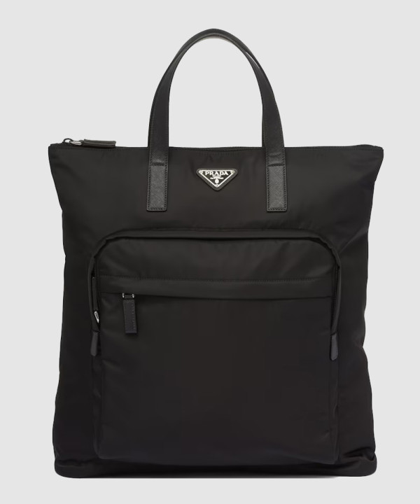 [PRADA-프라다]리나일론 및 사피아노 가죽 토트백 2VG098