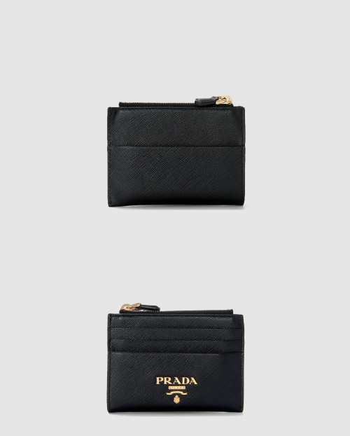 [PRADA-프라다]사피아노 메탈 로고 카드 지갑 1MC026