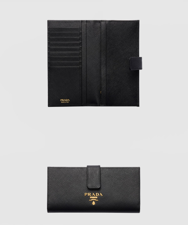 [PRADA-프라다]사피아노 및 가죽 장지갑 1MV025