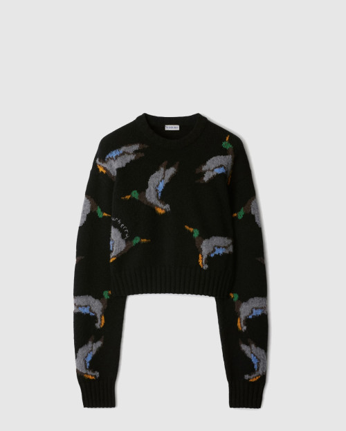 [BURBERRY-버버리]크롭 물새 패턴 카디건 81030571