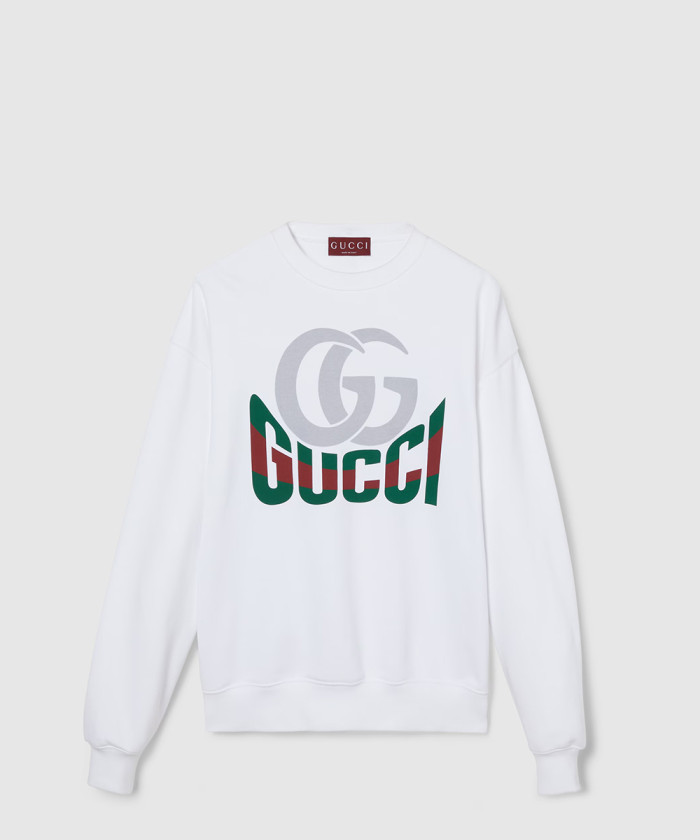 레플리카|이미테이션 gucci-구찌프린트-코튼-저지-스웨트셔츠-795510