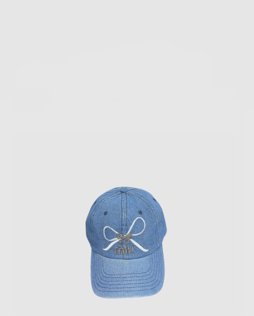 [MIUMIU-미우미우]데님 야구 모자 5HC445