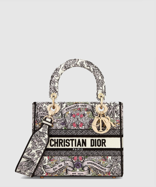 [DIOR-디올]레이디백 디라이트 미듐 M0565