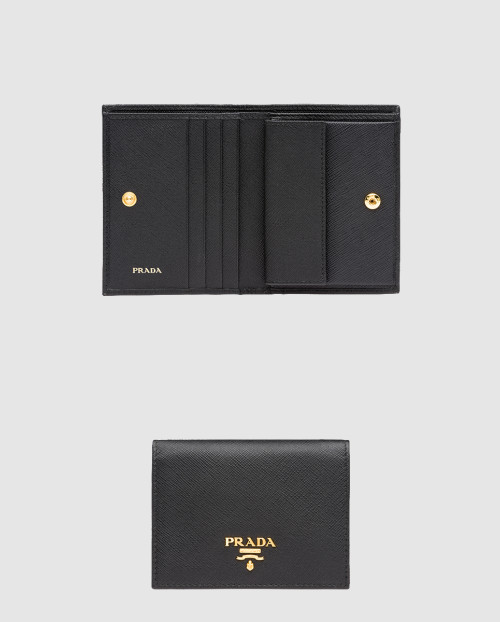 [PRADA-프라다]사피아노 메탈 로고 반지갑 1M0204
