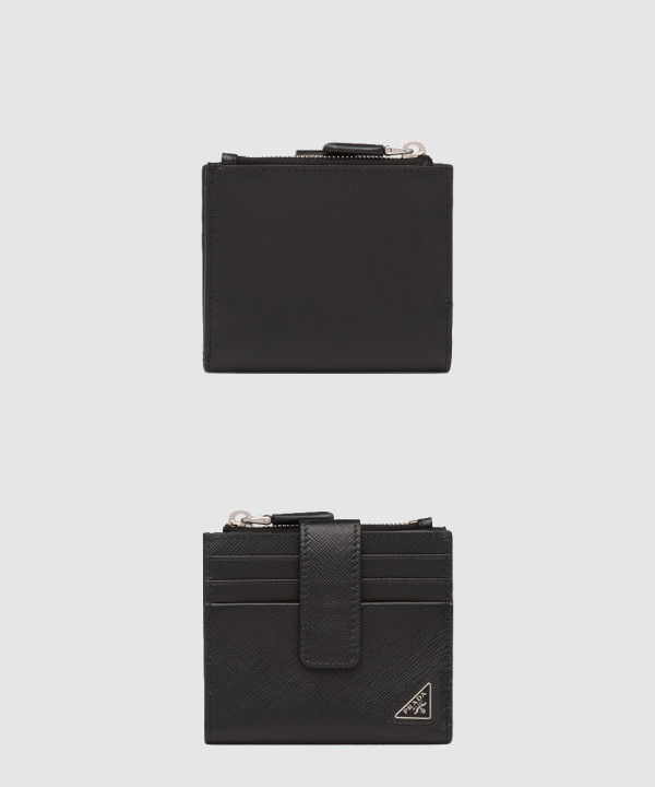[PRADA-프라다]사피아노 및 가죽 카드 홀더 2MC066
