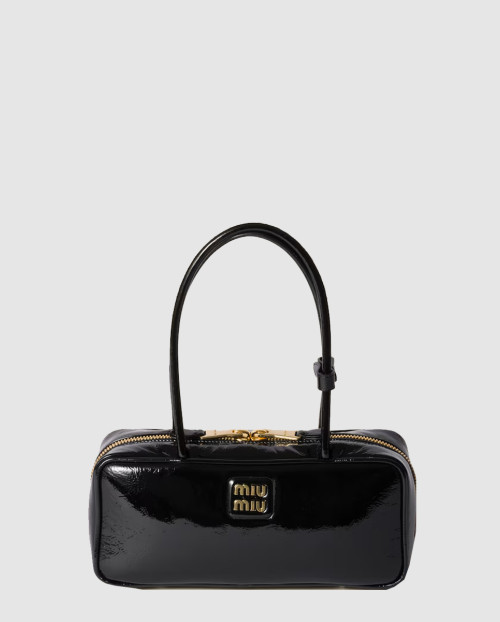 [MIUMIU-미우미우]나플락 페이턴트 가죽 보백 5BB173