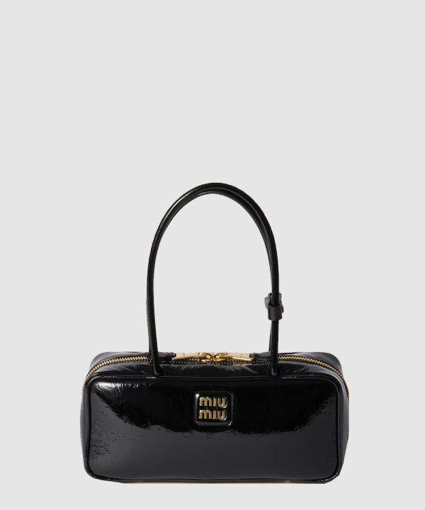 [MIUMIU-미우미우]나플락 페이턴트 가죽 보백 5BB173