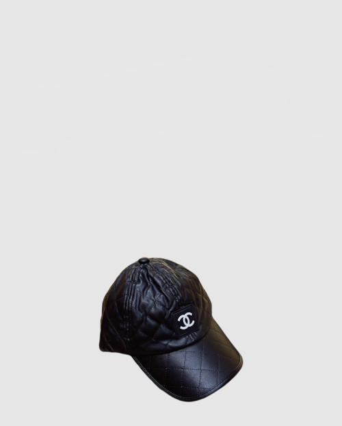 [CHANEL-샤넬]가죽 베이스볼 캡 AA7373