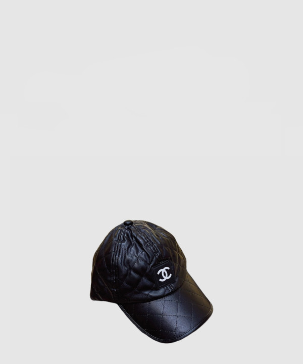 [CHANEL-샤넬]가죽 베이스볼 캡 AA7373