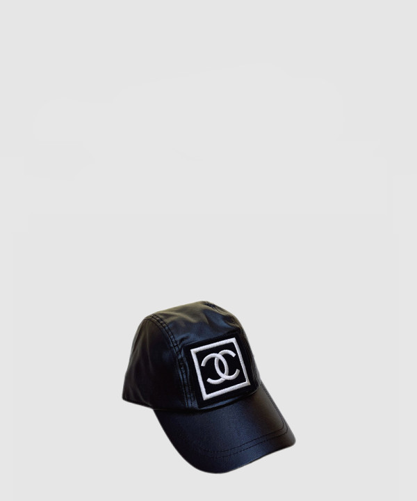 [CHANEL-샤넬]가죽 베이스볼 캡 AA6512