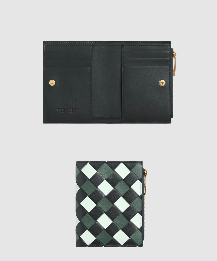 레플리카|이미테이션 bottega-보테가베네타미디엄-인트레치아토-폴더형-지퍼-지갑-749940-1