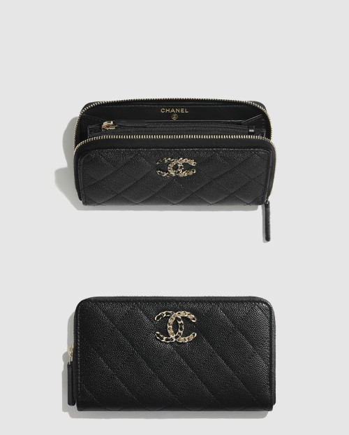 [CHANEL-샤넬]지퍼 장지갑 AP1837