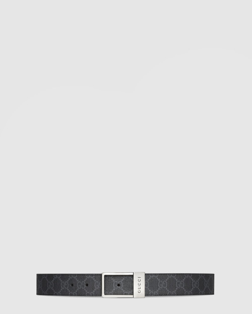 [GUCCI-구찌]직사각형 버클 GG 벨트 722370