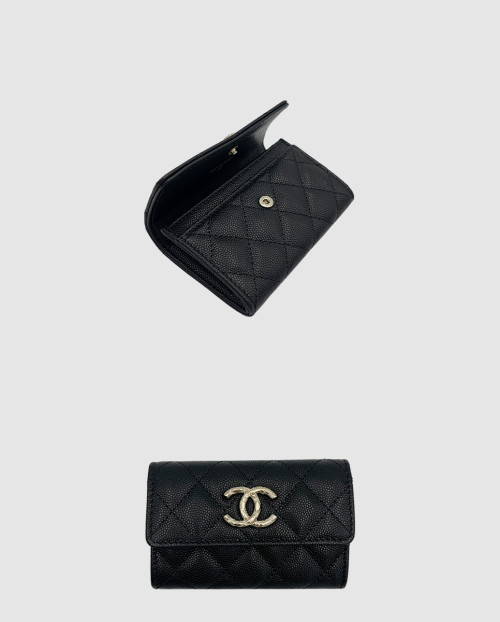 [CHANEL-샤넬] 24SS 캐비어 카드홀더 AP3978